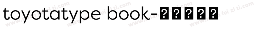 toyotatype book字体转换